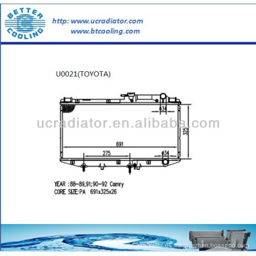 Radiador automático para TOYOTA CAMRY 88-91